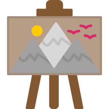 resim simgesi vektör illüstrasyonu