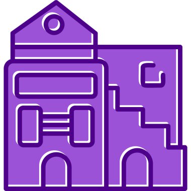 vektör evi oluşturma simgesi, modern tasarım illüstrasyonu 