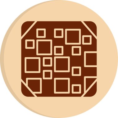 Döşeme. Web simgesi basit illüstrasyon