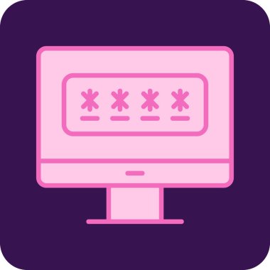 password web icon vector illustration 