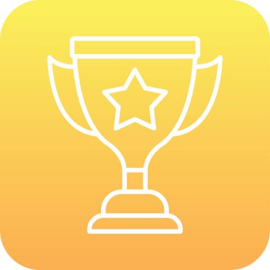 ödül web simgesi basit illüstrasyon