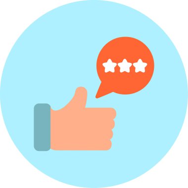 Geri bildirim simgesi, vektör illüstrasyon tasarımı 