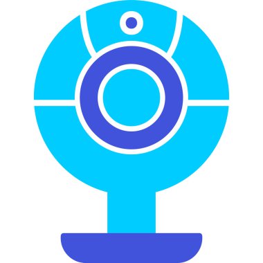 Web kamera simge vektör çizim