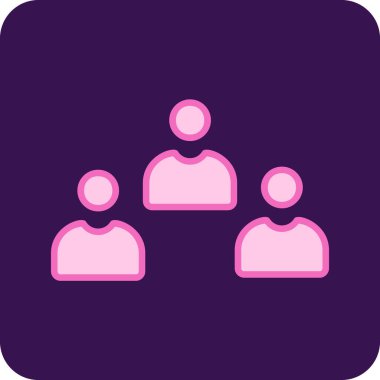 Adaylar web simgesi vektör illüstrasyonu 