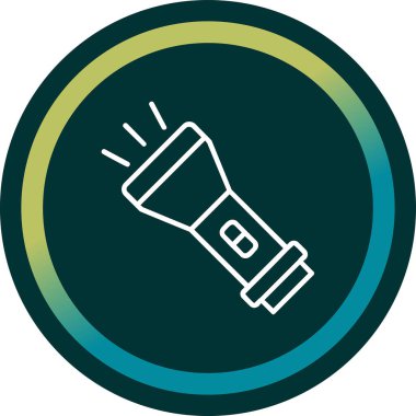 el feneri. Web simgesi basit illüstrasyon