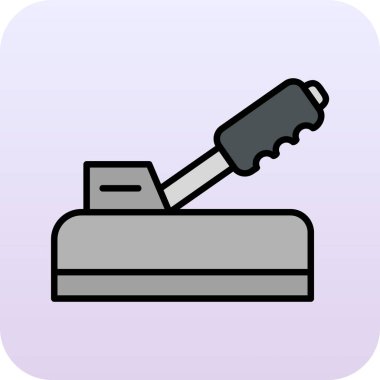 El freni simgesi vektör çizimi