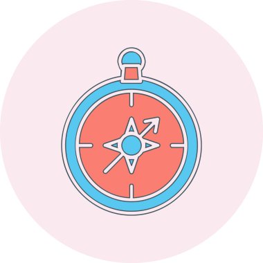 Pusula simgesi vektör resimlemesi 