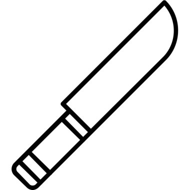 bıçak simgesi vektör illüstrasyonu