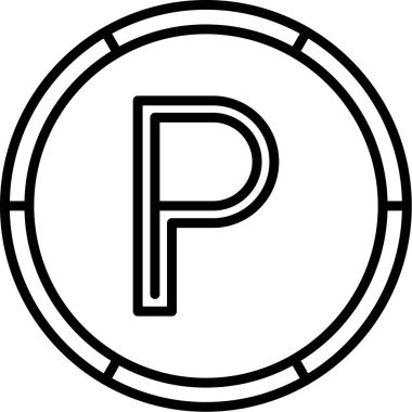 Web simgesi Otopark, illüstrasyon vektör