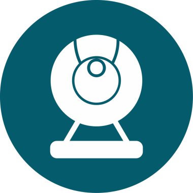 Web kamera simge vektör çizim