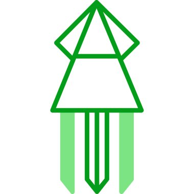 Kalamar. Web simgesi basit illüstrasyon