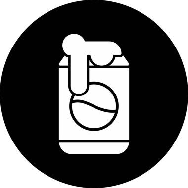 Soda kutusu. Web simgesi basit illüstrasyon