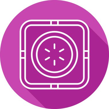 Bir güç kapatma düğmesinin web illüstrasyonu