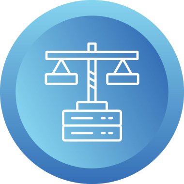 Veri Web simgesi basit illüstrasyon 