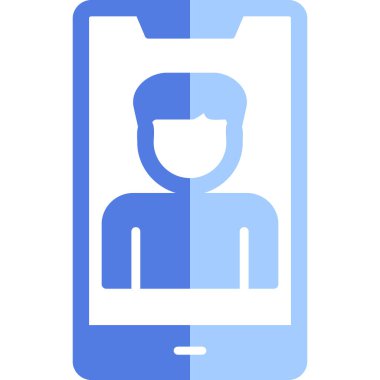 Smartphone web simgesi, vektör çizim 
