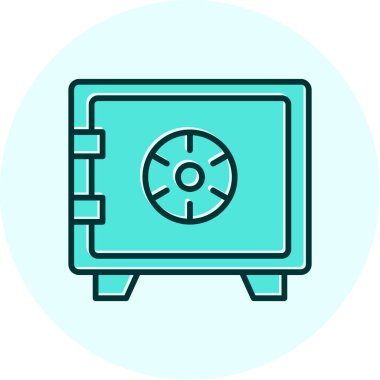 güvenli simge vektör illüstrasyonu 