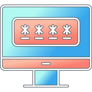 password web icon vector illustration 