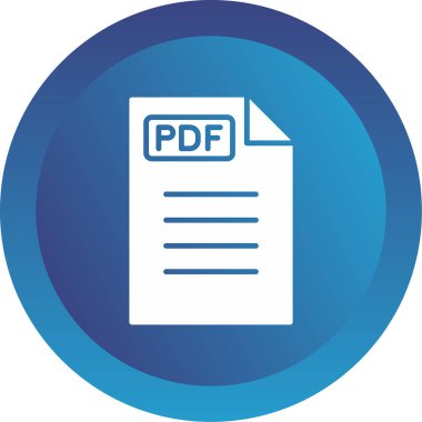 pdf indirme simgesi, vektör illüstrasyonu