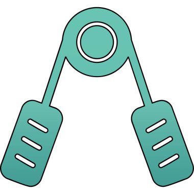 El Kavrama Ağı simgesi basit illüstrasyon