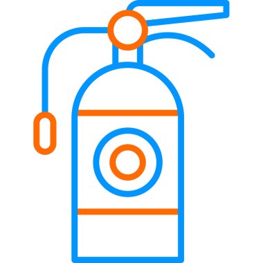 Yangın söndürme ikonu. vektör illüstrasyonu              