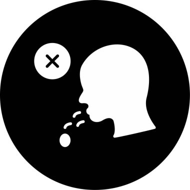  Web simgesi vektör illüstrasyonunu tükür 