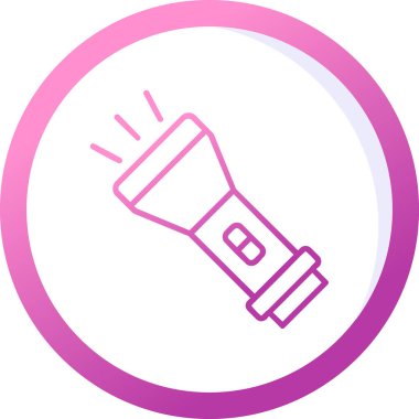 el feneri. Web simgesi basit illüstrasyon