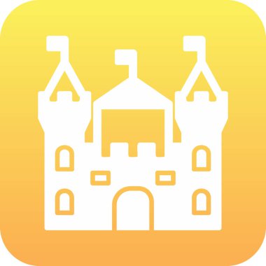 Castle vektör resimleme tasarımı