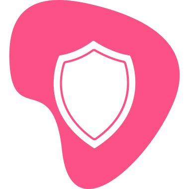 Ağ için koruma kalkanı vektör simgesi 