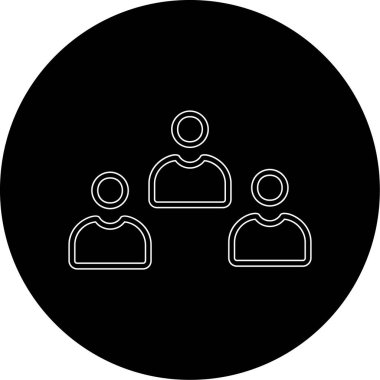 Adaylar web simgesi vektör illüstrasyonu 