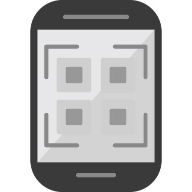 Cep Telefonu Web simgesi vektör illüstrasyonu