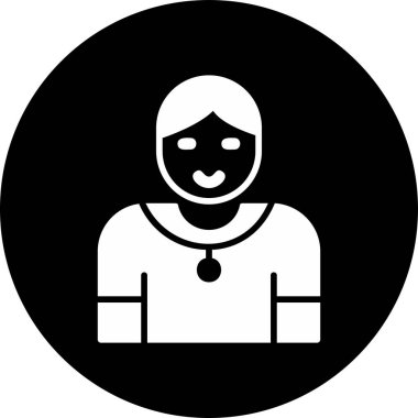 Jimnastik eğitmeni web simgesi, vektör illüstrasyonu