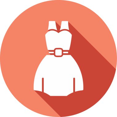 elbise simgesi, vektör illüstrasyonu 