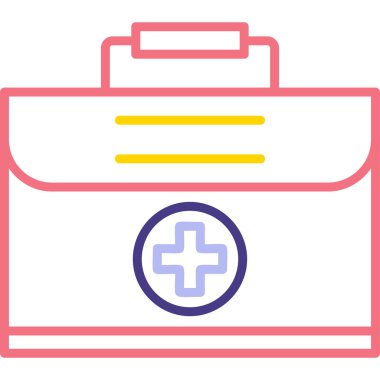 Tıbbi durum web simgesi, vektör illüstrasyonu 