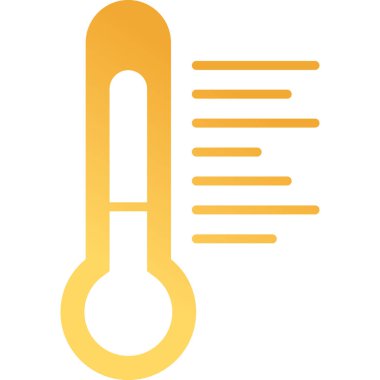 Sıcaklık web simgesi resimleme tasarımı