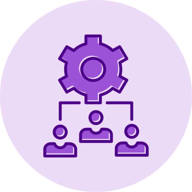 Bir grup insanın vektör çizimi, Takım Yönetimi