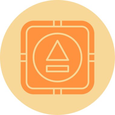 Düğme simgesini, ortam simgesini, müziği çıkart veya video düğmesi çal