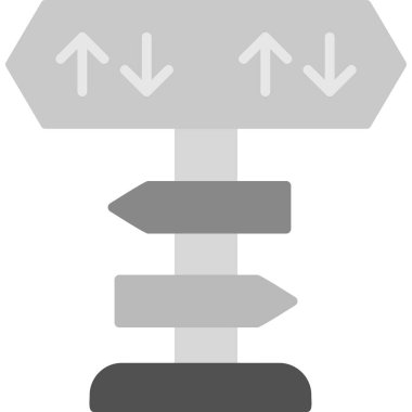 yönler web simgesi basit tasarım 