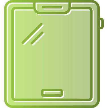 tablet. Web simgesi basit illüstrasyon 