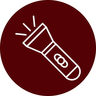 el feneri. Web simgesi basit illüstrasyon