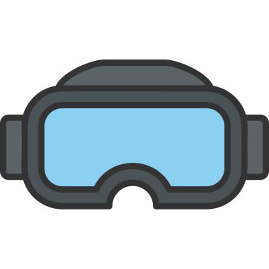 vr glasses. web icon simple illustration