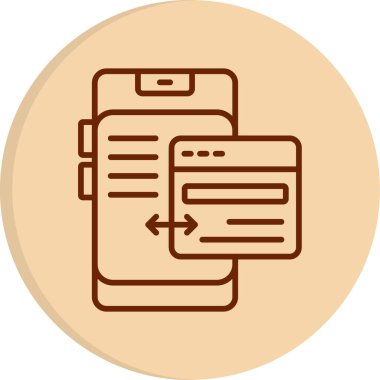 Web simgesi vektör illüstrasyonunu transfer et 