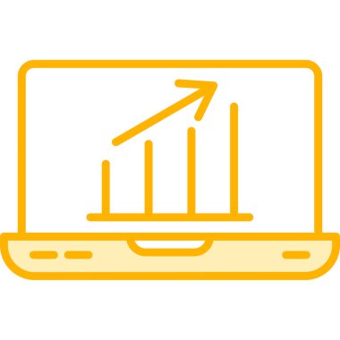 İş çizelgesi. Web simgesi basit illüstrasyon 