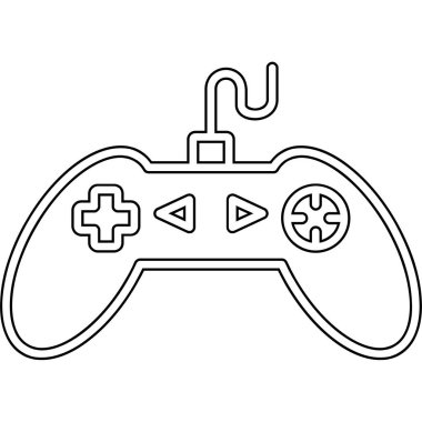 oyun Denetleyici vektör düz simgesi