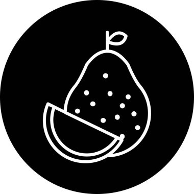  Pomelo web simgesi vektör illüstrasyonu