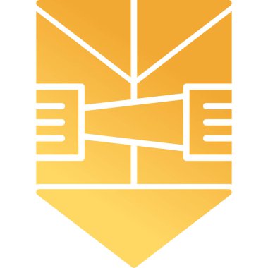 Prizma. Web simgesi basit illüstrasyon                 