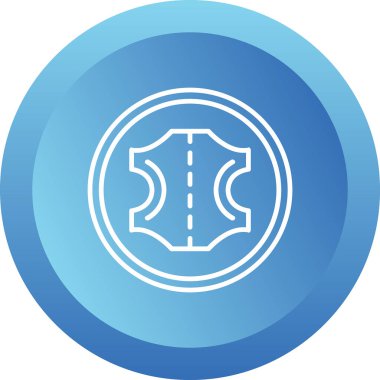 Deri ağ simgesi, vektör çizimi