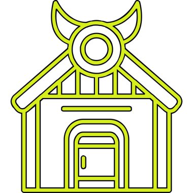 vektör evi oluşturma simgesi, modern tasarım illüstrasyonu 