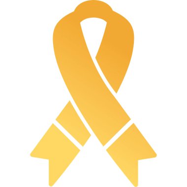 Kanser kurdele ikonu vektör illüstrasyonu