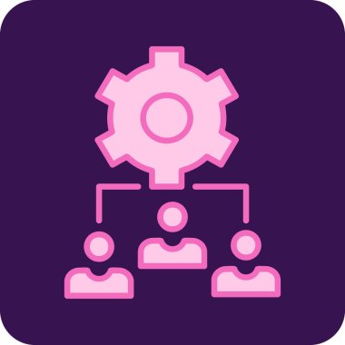 Bir grup insanın vektör çizimi, Takım Yönetimi