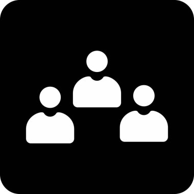 Adaylar web simgesi vektör illüstrasyonu 